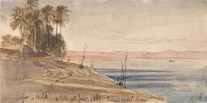 I nærheden af Edfu eller Kilh af Edward Lear